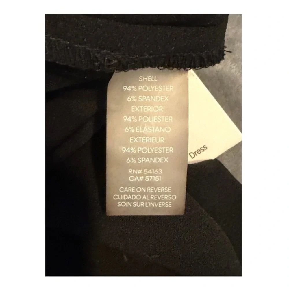 Calvin Klein Flutter Sleeve Wide Leg‎ Jumpsuit Black Stretch Crepe 6